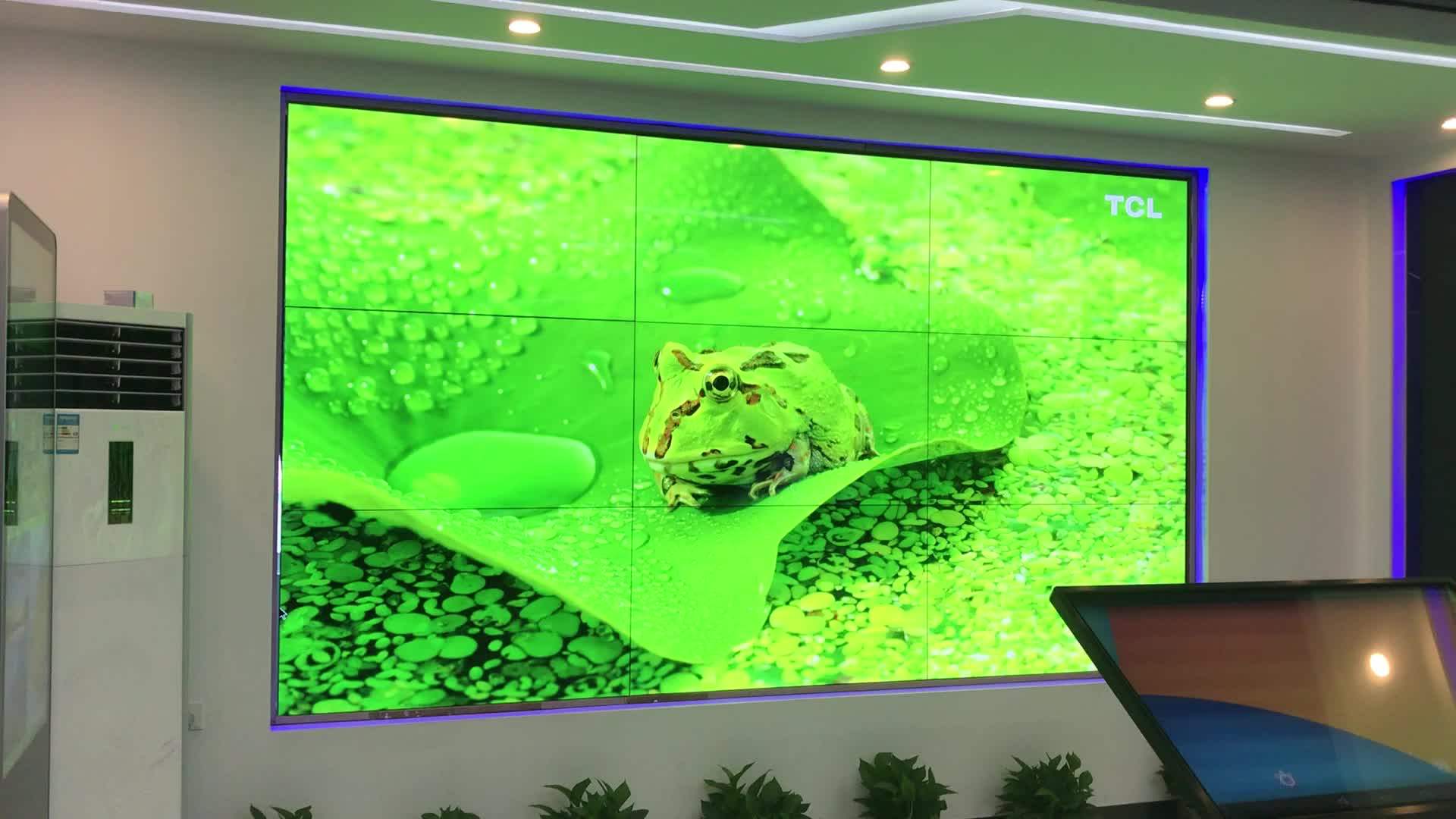 49 Inch 1.8mm Bezel 500 Nits 3x3 4x5 Multi Screen Digital Signage Wall