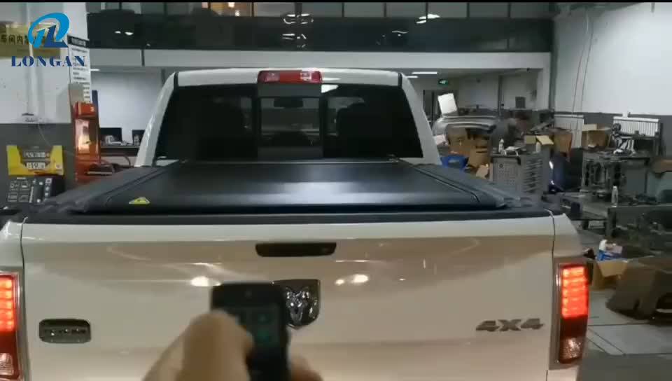 Waterproof Pickup Bed Electric Tonneau Cover 4x4 Aluminum Roller Lid