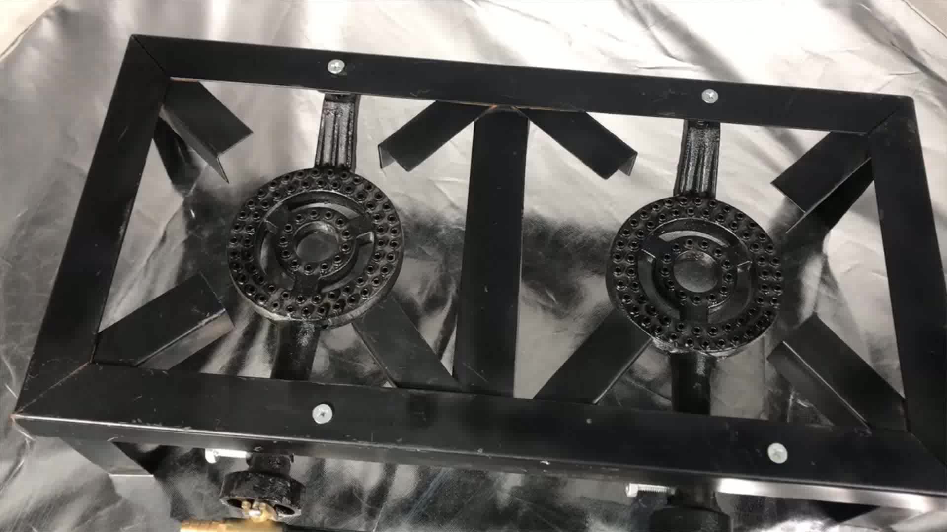 Outdoor Camping Butane Lpg Double Burner Gas Bbq Grill,Cooking Stoves