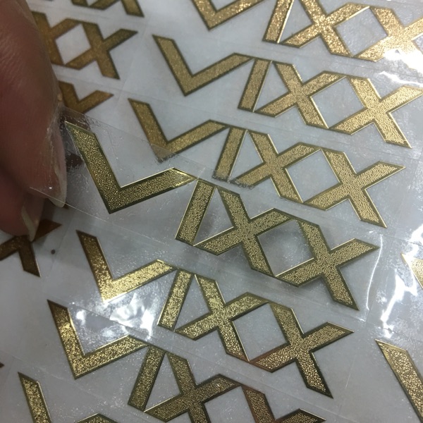 Dán kim loại mờ logo nhãn dán 3M tiêu chuẩn điện kim loại bảng tên kim loại rỗng keo - Thiết bị đóng gói / Dấu hiệu & Thiết bị