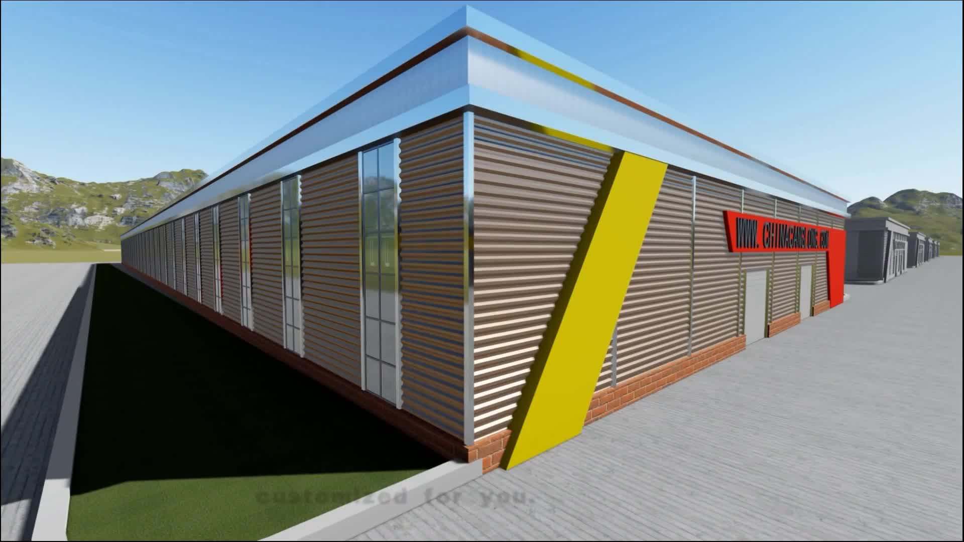 Cheap Prefabricated Light Steel Structure Industrial Warehouse Building