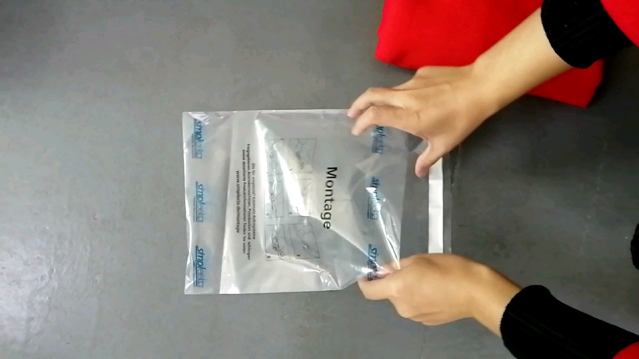 Wholesale Price Small Clear Roll Transparent Gusseted Custom Clear