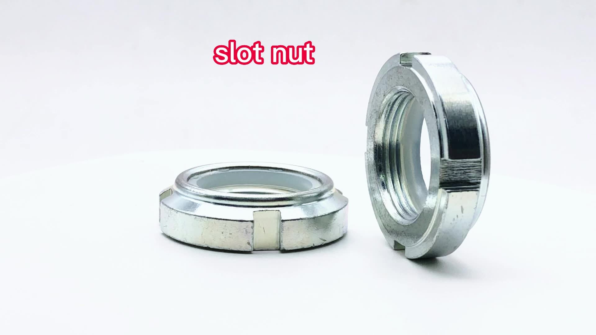 Round Slotted Nut Lock Bearing Km15 M75 * 2 Slotted Shaft Nut In China