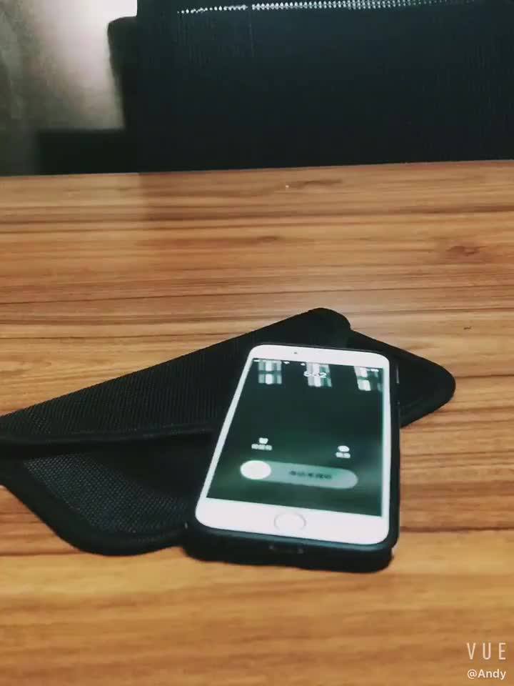 Carbon Fiber Black Car Keys Signal Blocker Pouch Case Keyless Entry Key