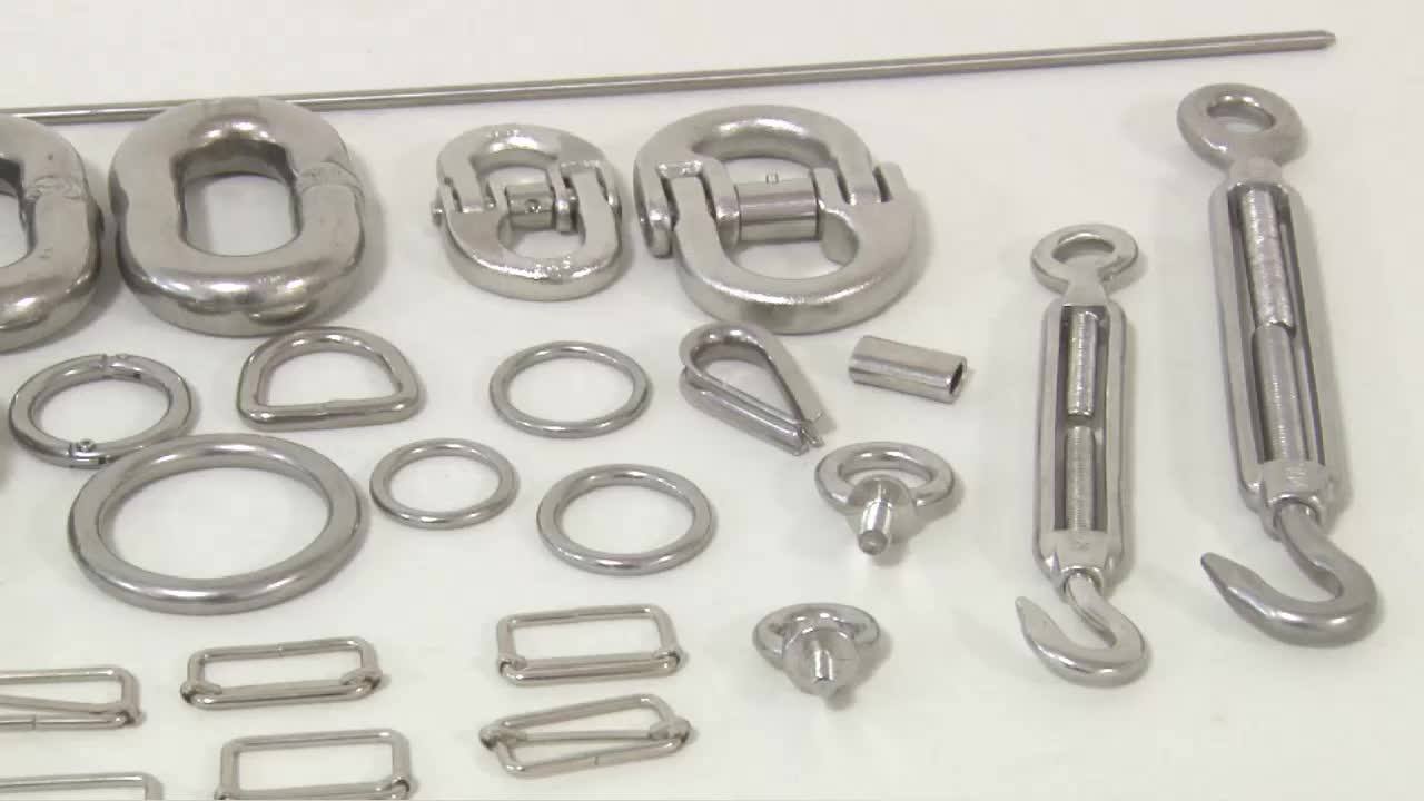 Jis Type Wire Rope Clamp High Polished Cable Clamps Stainless Steel