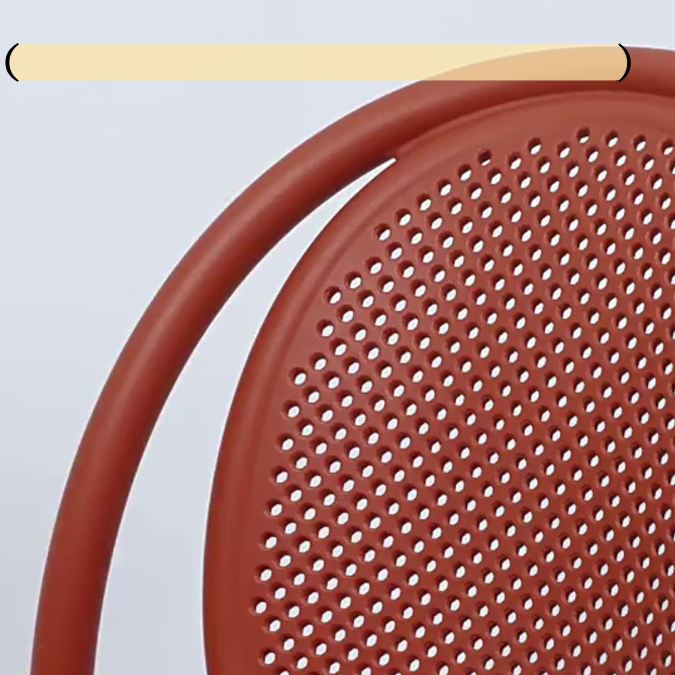 Modern Blue Plastic Stackable Dining Chair Simple Folding Conference Chair For Restaurant