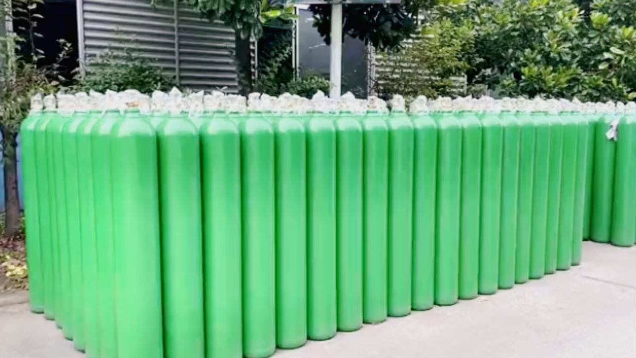 Garrafa Portátil De Armazenamento De Oxigênio,50l,Hospital,Alta Pressão