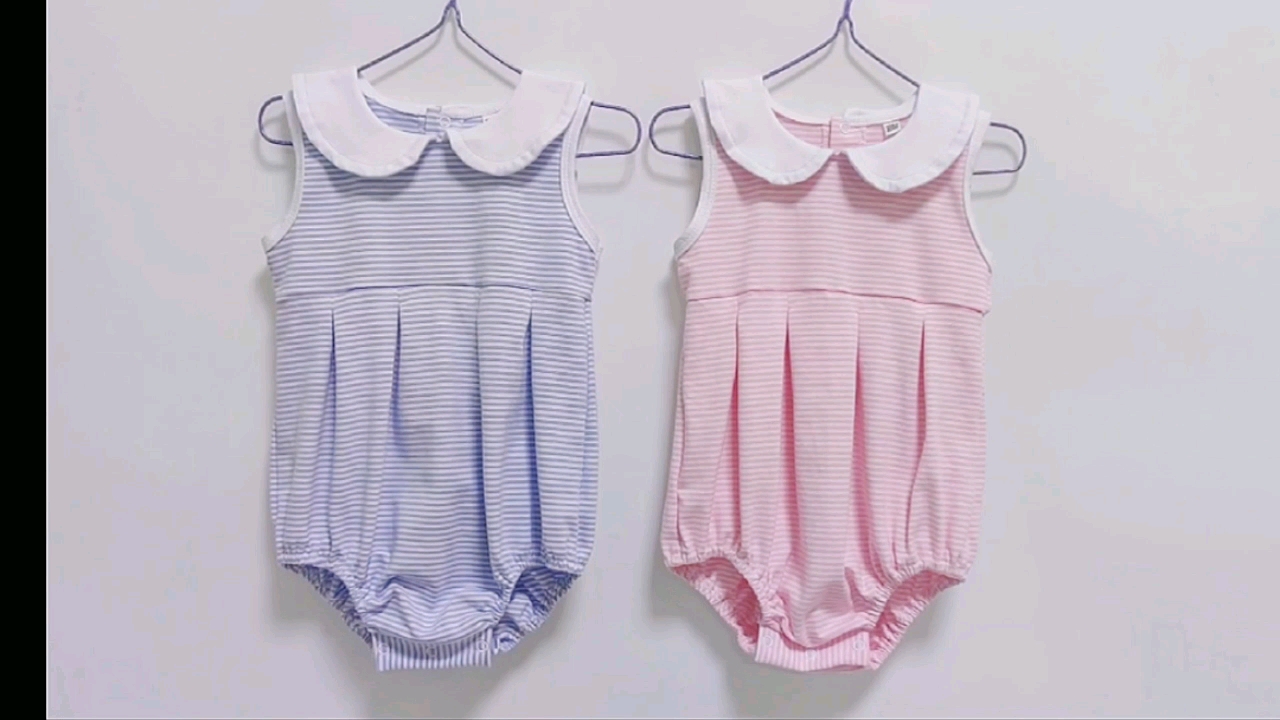 Newborn Unisex Baby Knit Cotton Romper Clothes Personalized Little Boys