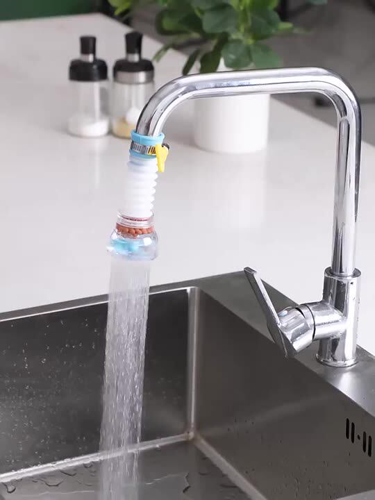 360 Degree Water Filter Faucet Extender Water Saving Splashproof
