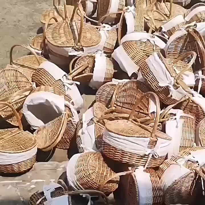Quawe New Design Handmade Nature Rattan Wholesale Wicker Willow