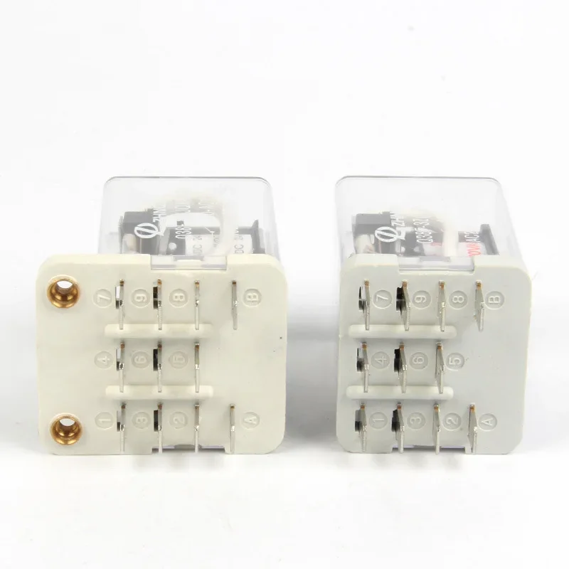 Supply JQX-38F high-power large current 40A intermediate relay band base AC 220/DC24/12V
