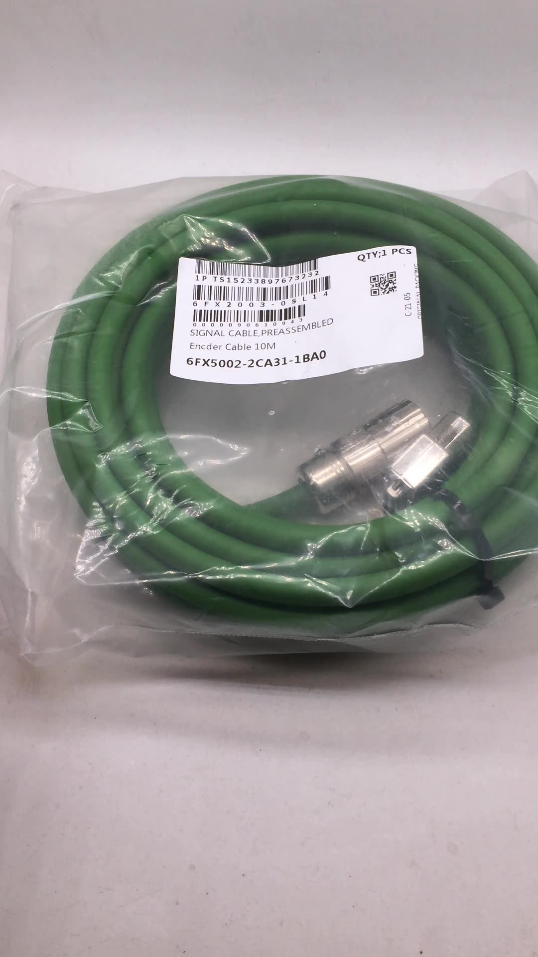 6FX5002-5DS06-1CA0 電源ケーブル 20m 1個 1 個のシーメンスサーボケーブル 6FX8002-5DG31-1BA0 10 メートル NEW 1PCS SIEMENS Servo Cable