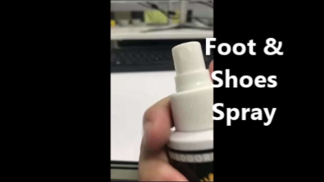 Natural Foot Deodorant Spray Odor Eliminator No Smelly Feet Bacteria
