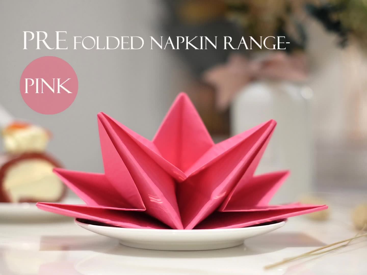Fashion Style Starfold Napkins For Luncheon Buy Star Fold Napkins