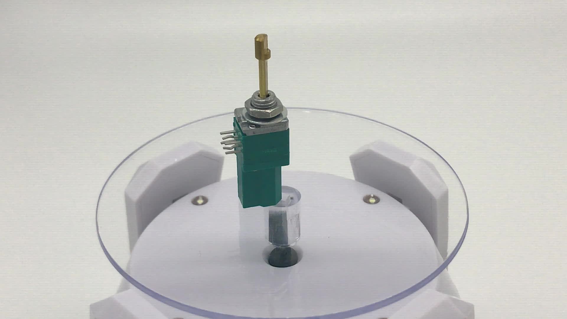 9mm Vertical Type Dual Gangs With Pushlock Mechanism Rotary