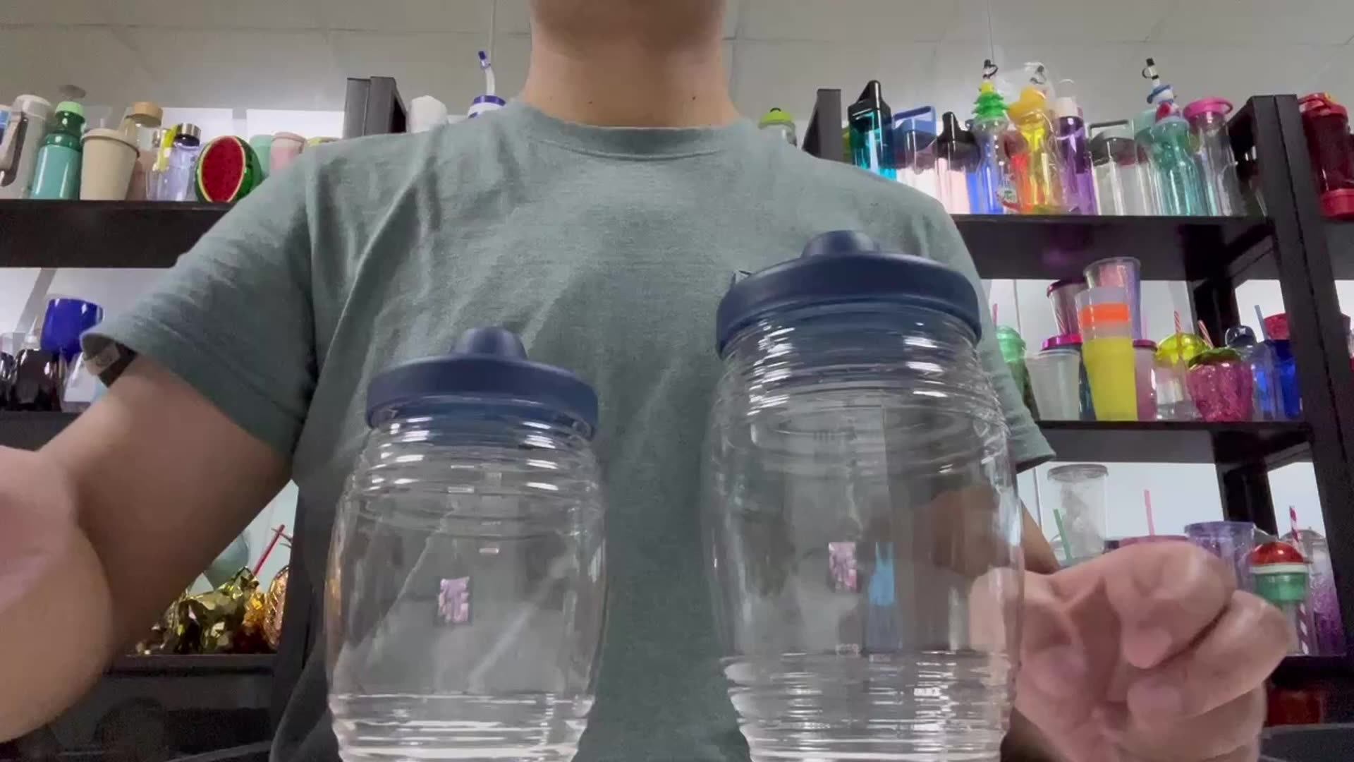 32oz Traditional Mexican Mini Vitrolero Barrel Shaped Cups With