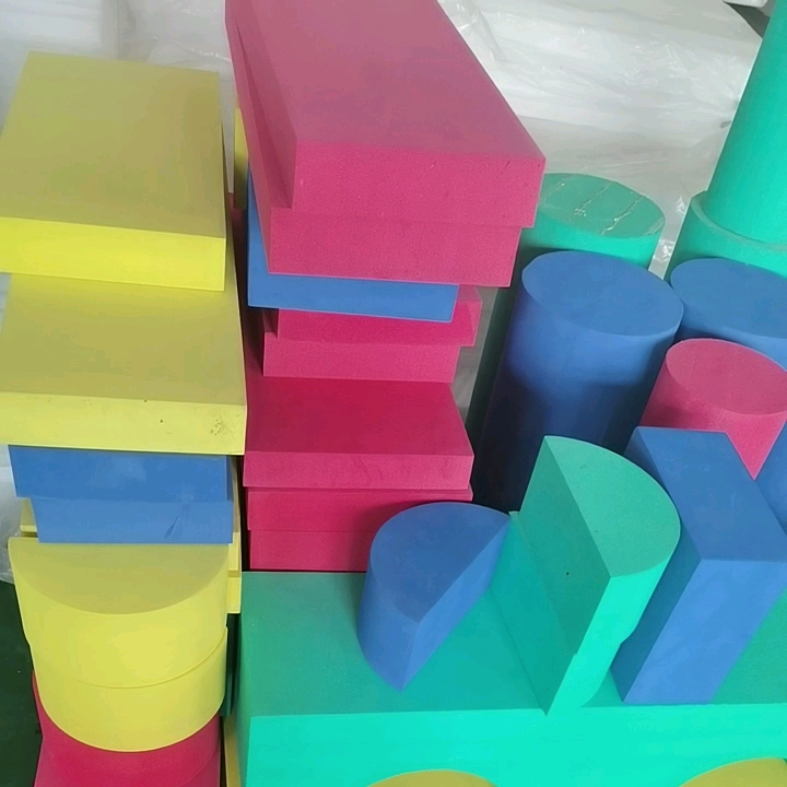 Custom Large Soft Stackable Eva Foam Blocks Gift Play Set For Kids