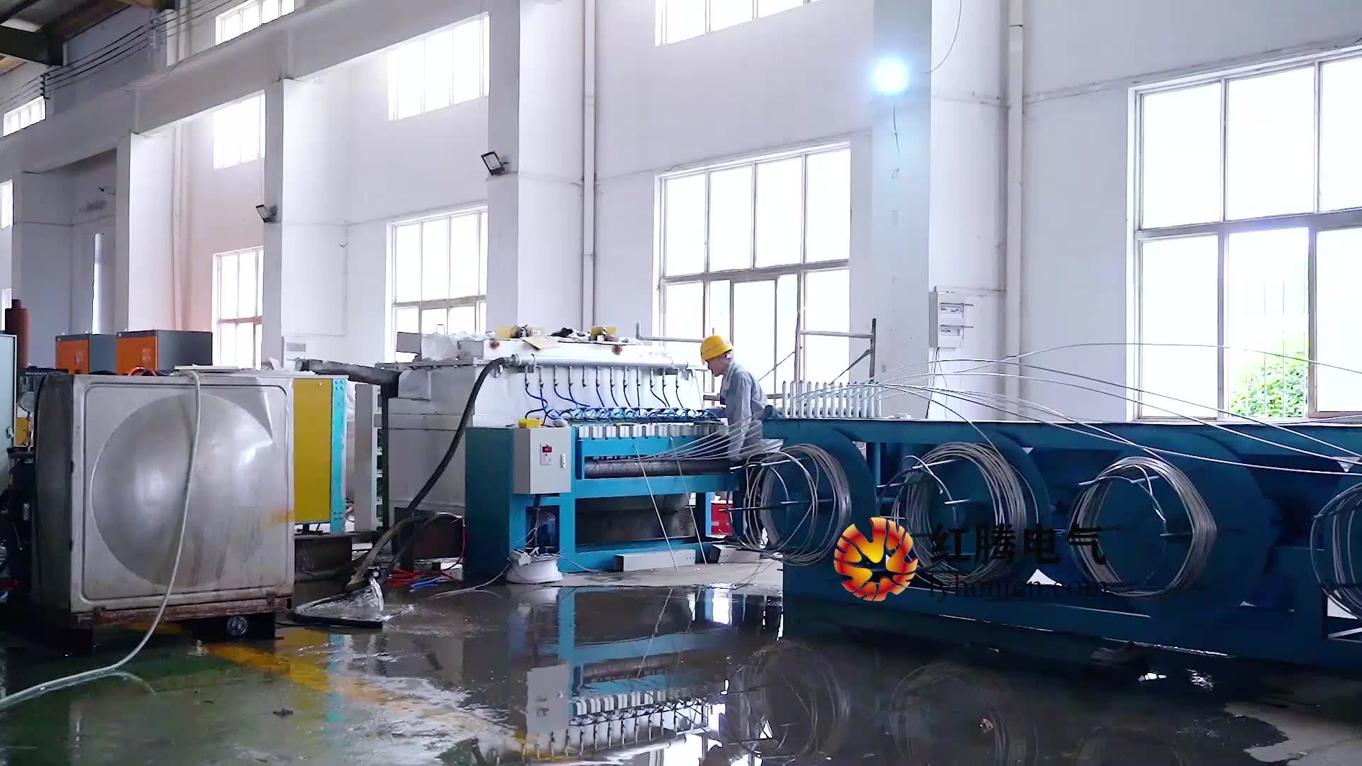 Htgp Aluminum Alloy Rod Horizontal Continuous Casting Machine 2t Per