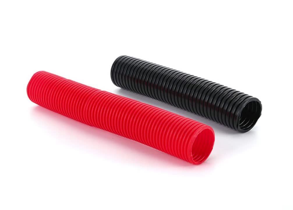 Customized Flexible Corrugated Conduit Plastic Wiring Cable Pipe