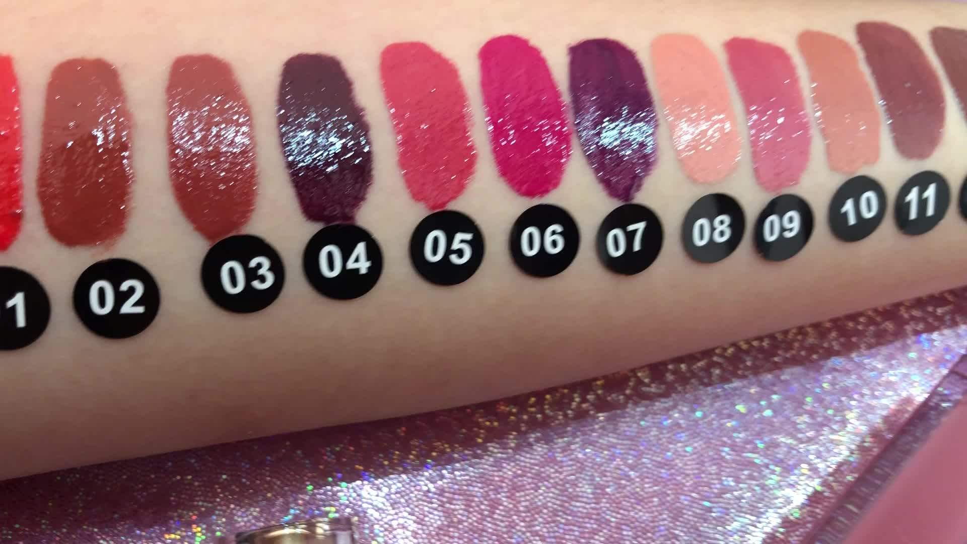 Cosmetics Vendor Wholesale Glitter Lip Gloss Private Label Shimmer