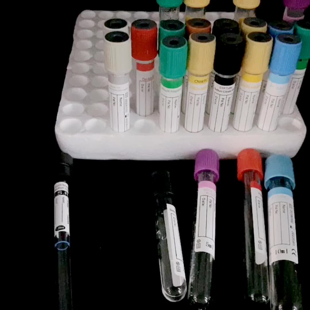 Hospital Disposable Prp High Vacuum Blood Evacuation Collection Tube