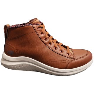 Skechers Skyic couple shoes 13358 high help plus velvet warm and comfortable short velvet boots 666119