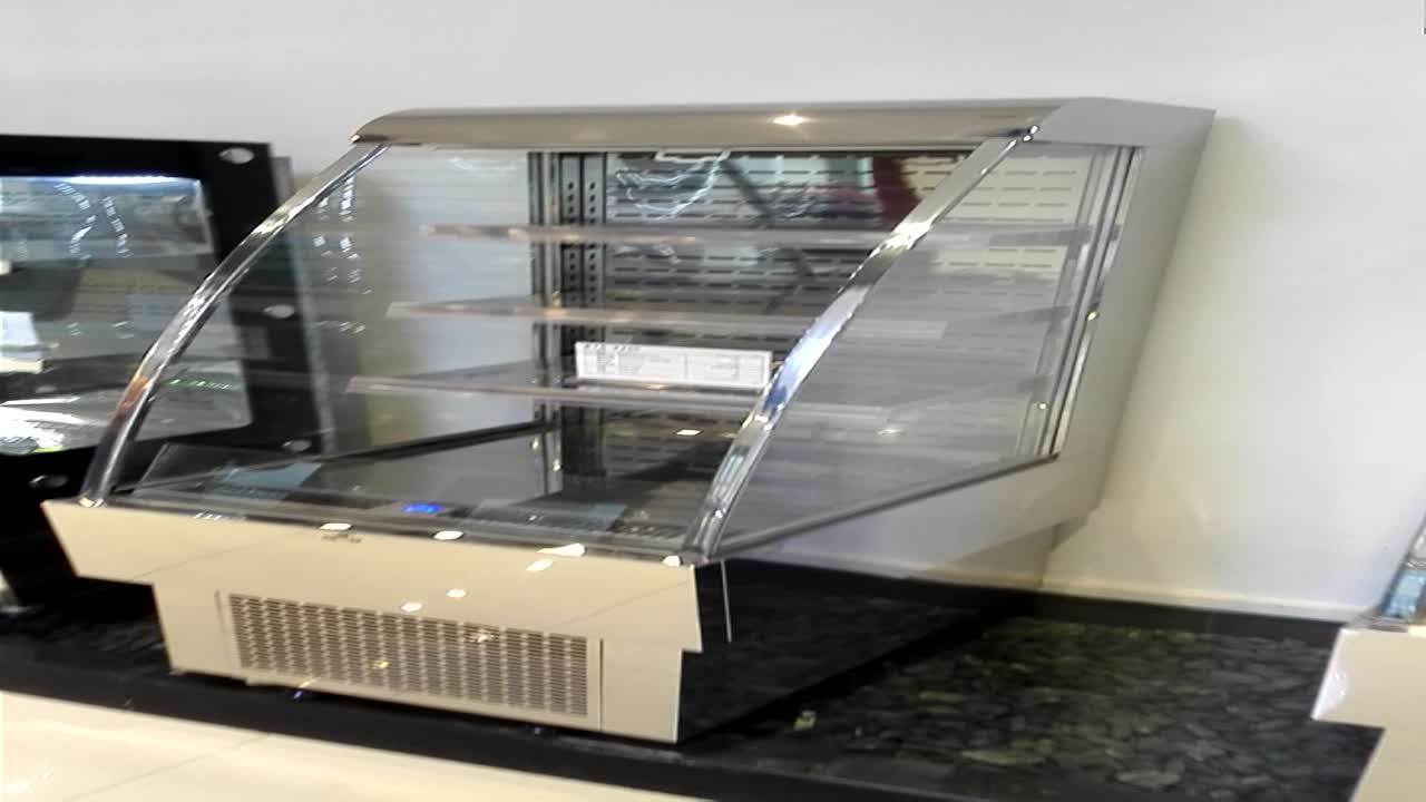 230l Commercial Open Chiller Showcase Beverage Display Cooler Vertical