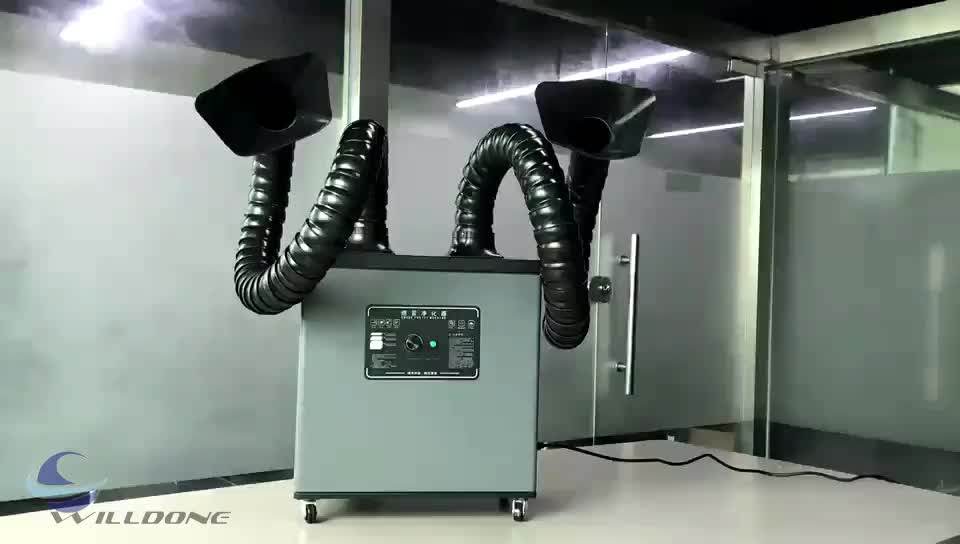 Smoke Purifier C200a Flexible Double Arms Soldering Fume Extractor Buy Qubo Welding Fume