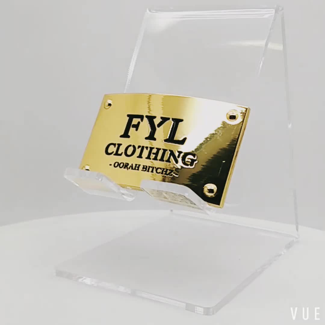 Gold Plated Metal Unique Name Plates For Office Doors Buy Name