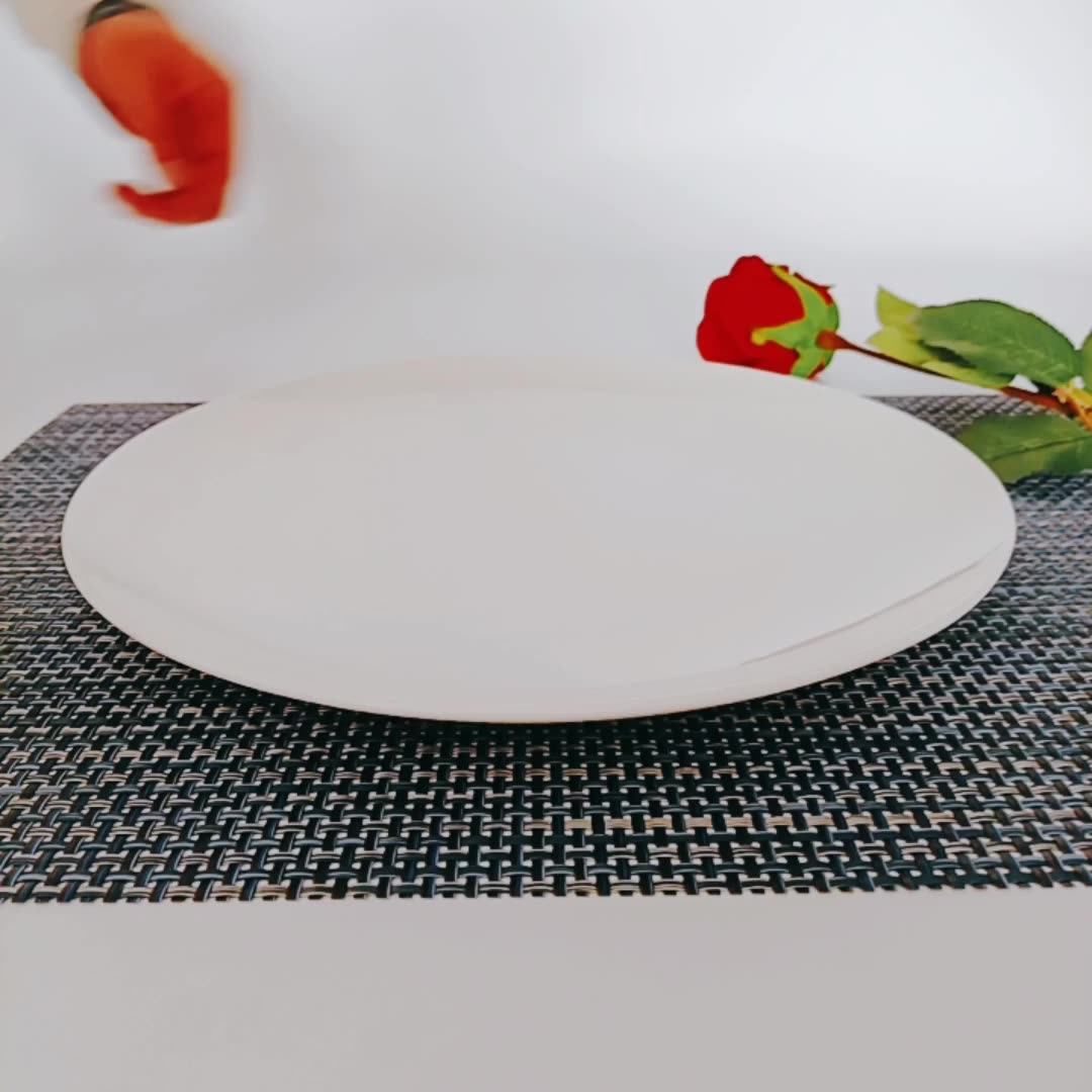 Wholesale White Porcelain Classic Kitchen Dinner Sets 16 Pcs Ceramic