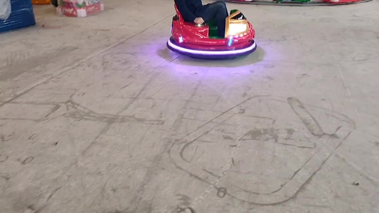 Two Seats Bumper Car Kids And Adults Amusement Park Rides Laser Battle