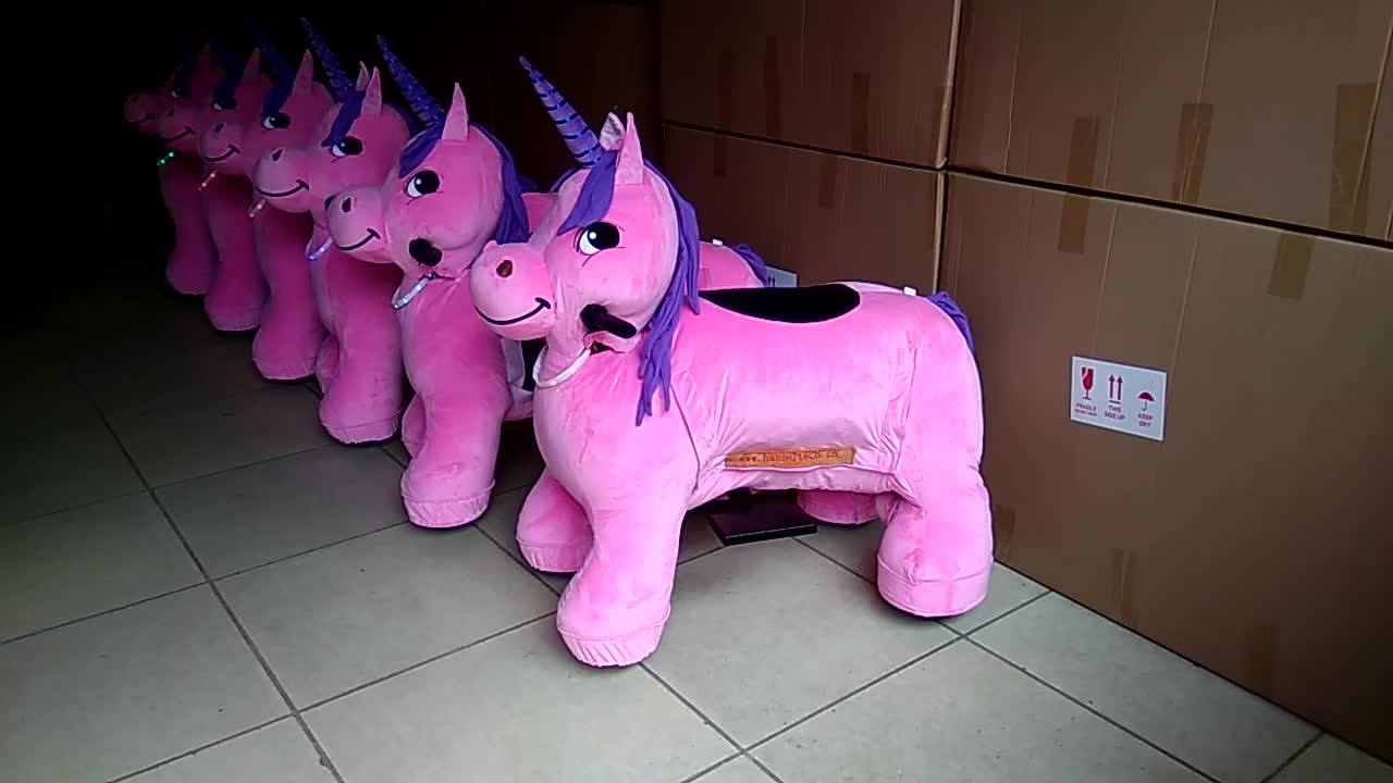 Hansel Low Price Adult Ride On Animals Unicorn Riding Toy For Sale