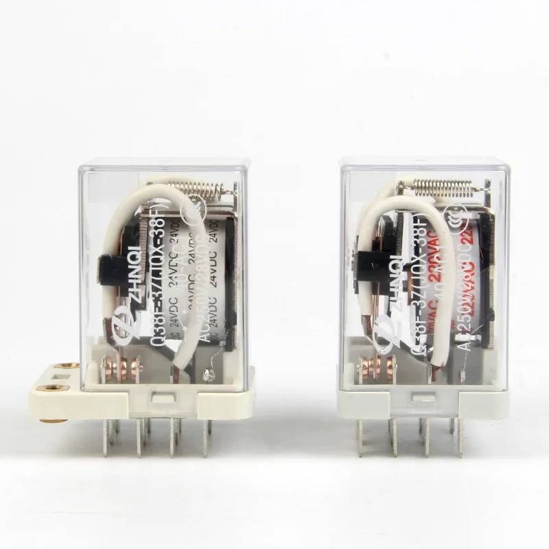 Supply JQX-38F high-power large current 40A intermediate relay band base AC 220/DC24/12V