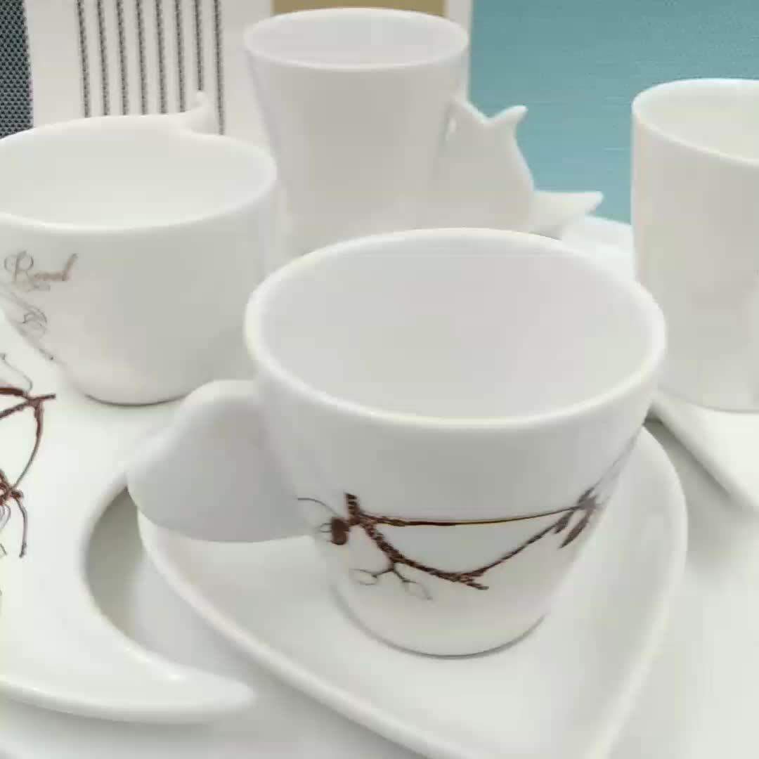 Wholesales Gold Flower Fancy Coffee Tea Cup And Saucer Buy Cup And Saucer,Gold Flower Cups