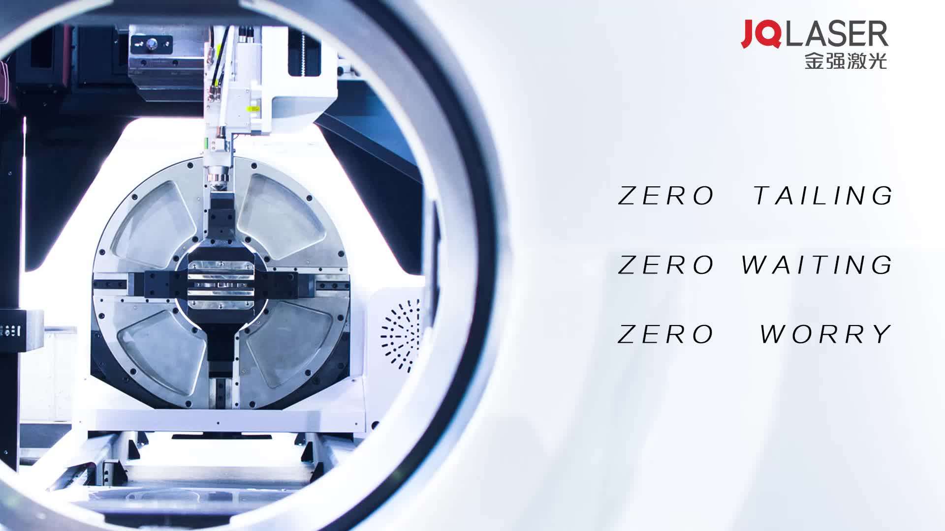 Jq Laser Flt6020et Three Chucks Zero Tailing Fiber Laser Cutting