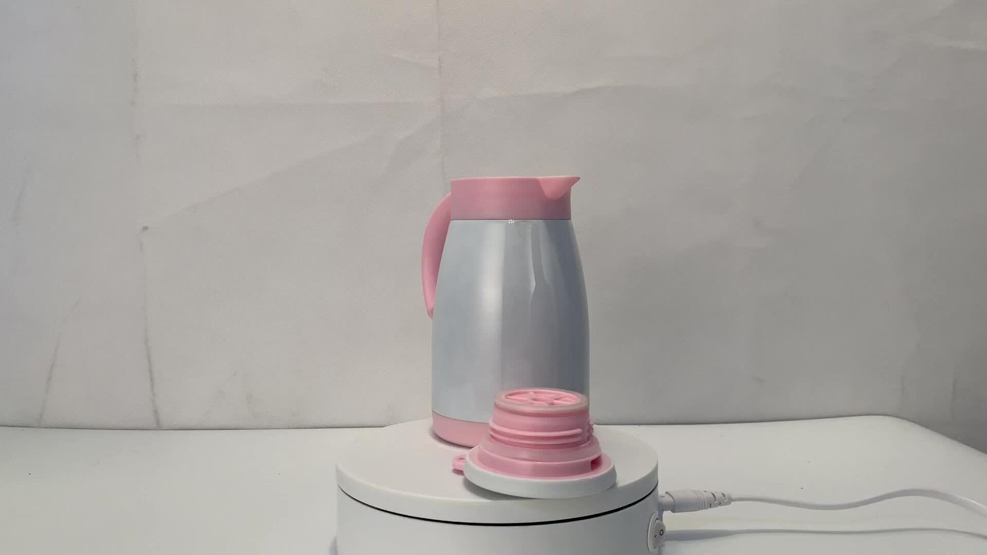 Personalized Hotel Vacuum Thermos Tea Coffee Pot Stainless Steel