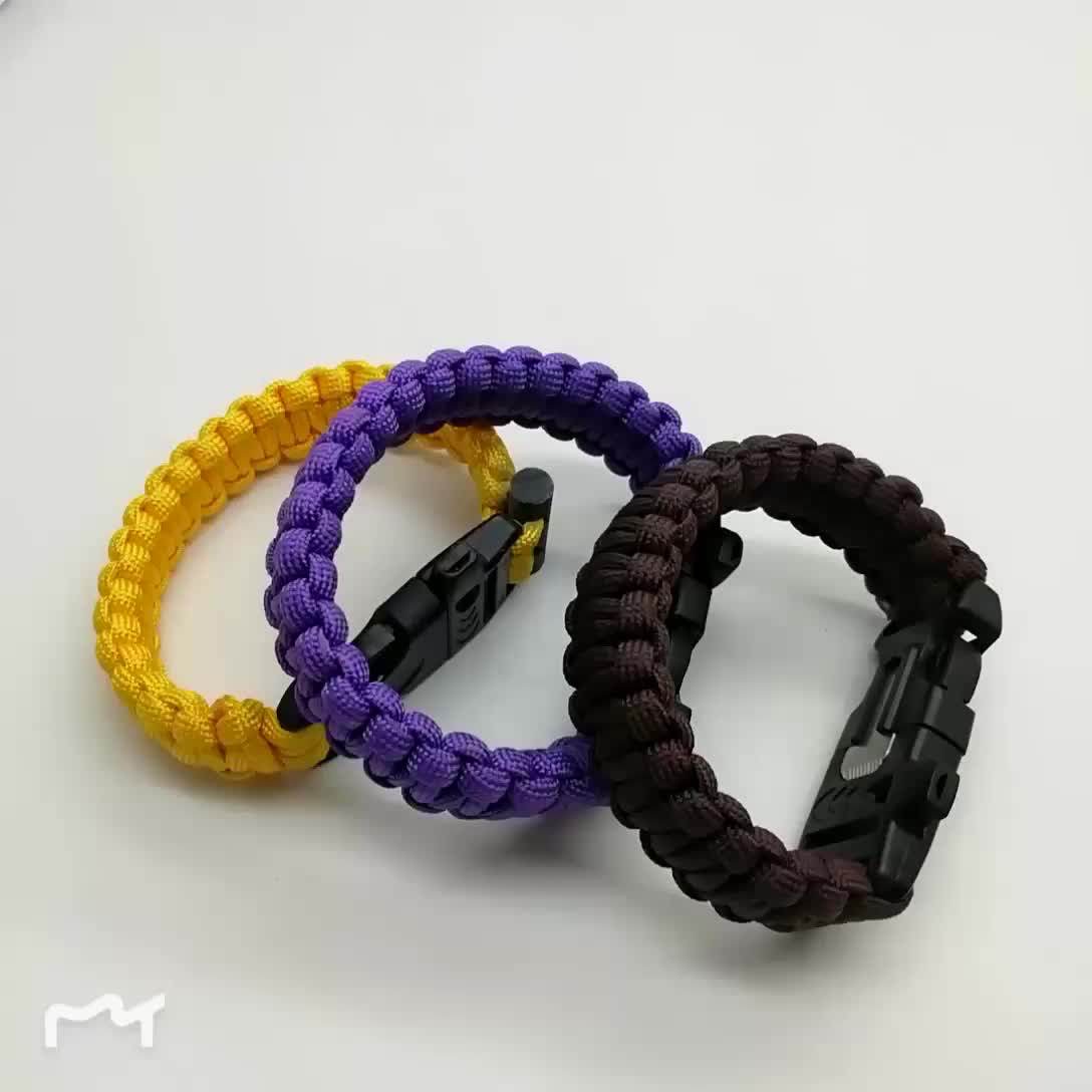 Fashion Custom Fabric Meaning Braided Rope Bracelets For Men And Women