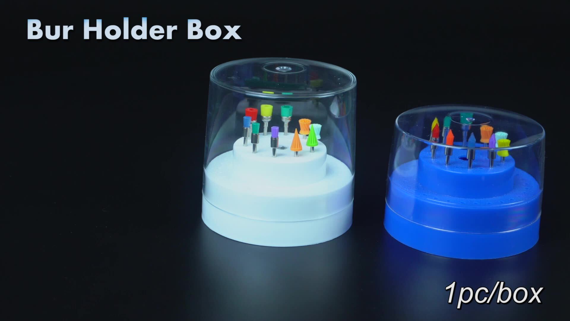 Dental Burs Holder Cleaner Autoclavable Bur Storage Box For Burs