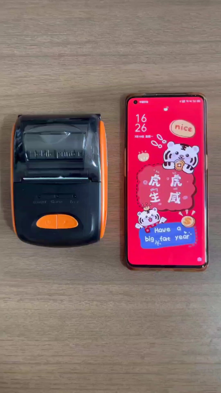 58mm Pocket Printer Mini Portable Mini Impresora Thermica Portatil 58