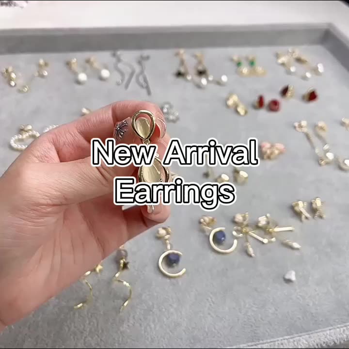 Earring Findings Jewelry Making Supplies Tassels Pearl Flower Heart