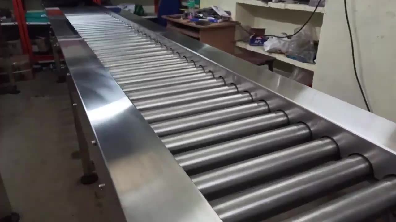 Heavy Duty Roller Conveyor Stainless Steel Roller Conveyor For Carton