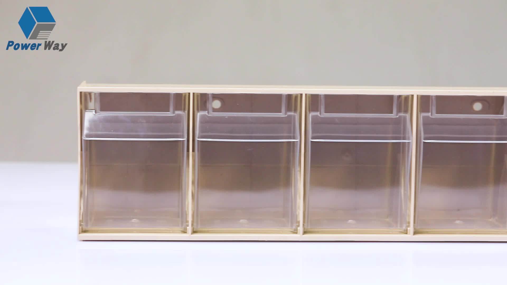 Wall Mounted Tilt Open Material Component Box Plastic Angle Screw Tool