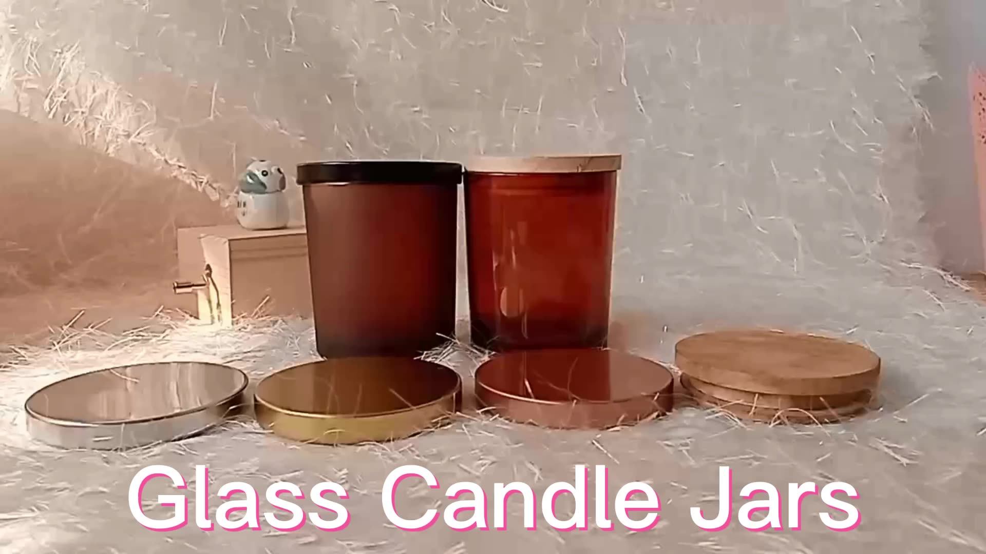 Creative Modern Fancy Candle Jars In Stock 8oz 10oz 14oz Glass Candle
