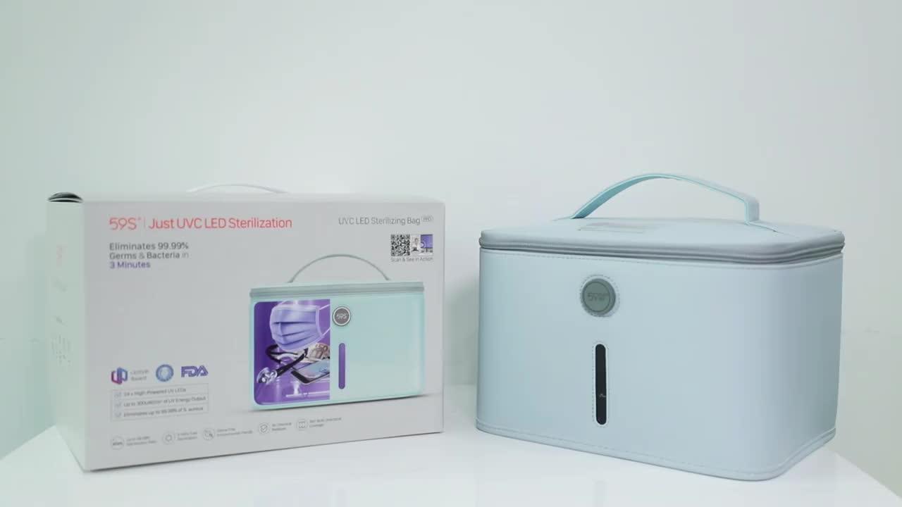 59s Uv Bag Uv Sterilizing Box Portable Ultraviolet Disinfection Home