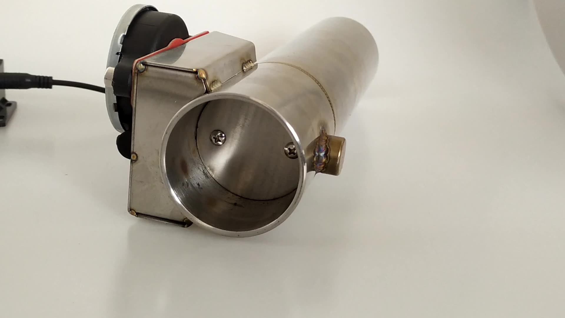 Universal Double 3 Inch Straight Pipe 304 Stainless Steel Electric