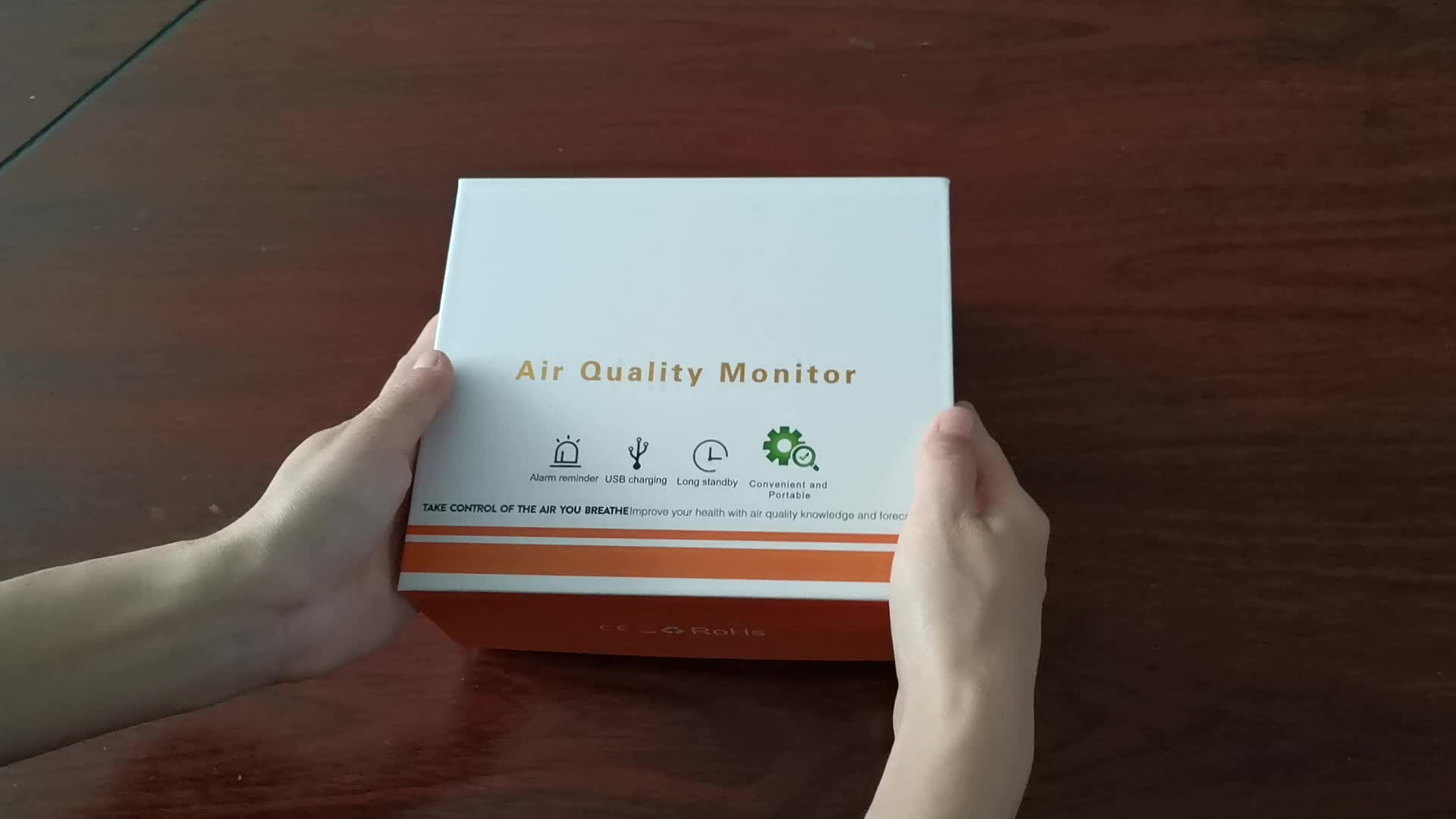 Indoor/car Air Quality Monitor Accurate Testing Tvoc Gas Pollution