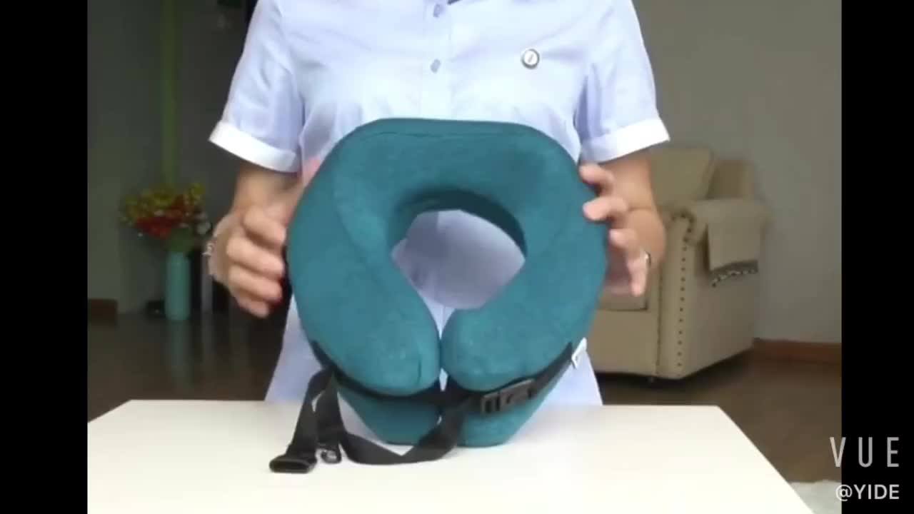 High Quality Full Neck Chin Support Memory Foam Folding Travel Neck