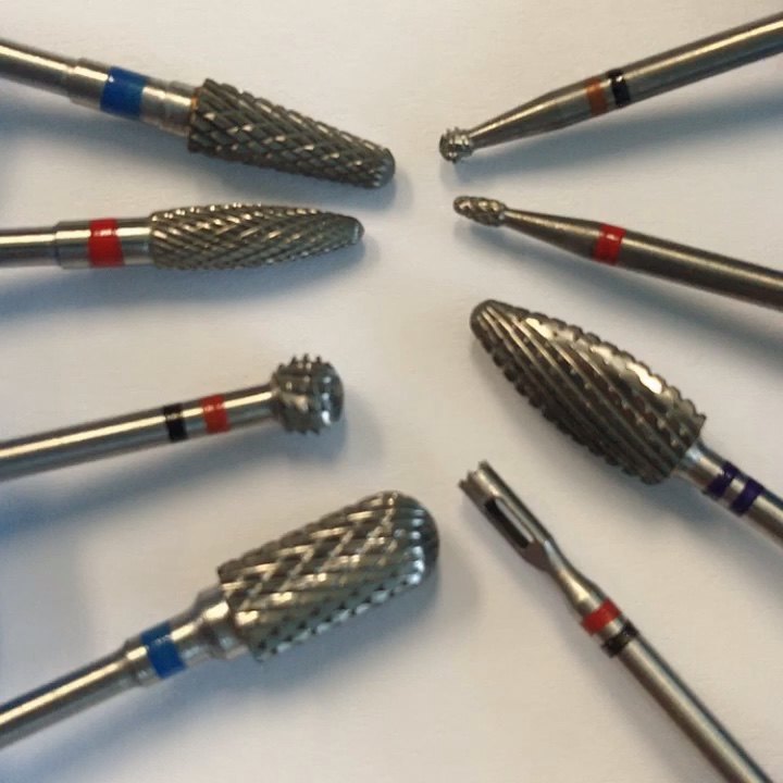 Ball Shape Carbide Professional Pedicure Drill Bit For Footcare