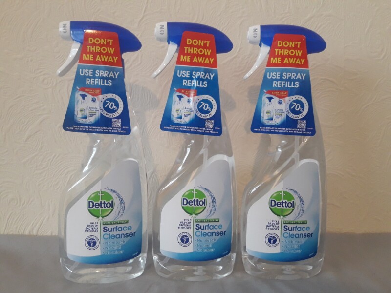 UK Dettol disclosed surface disinfection spray 500ml