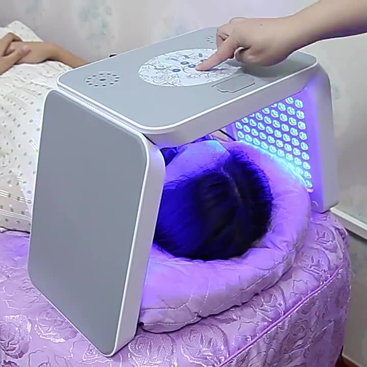 三代jujy纪芝美容仪器家用脸部提拉紧致面按摩导入红蓝光子嫩肤仪真的